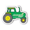 3.75 x 2.67 Custom Tractor Shape Magnets 20 Mil