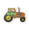 3.75 x 2.67 Custom Tractor Shape Magnets 20 Mil