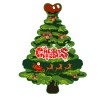 4.53x6.06 Customized Christmas Tree Shaped Indoor Magnets 30 Mil
