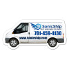 4.75x2.21 Custom Printed Sprinter Van Shaped Magnets 20 Mil 
