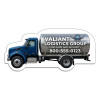 3.12 x 1.45 Customized Gas Truck Shaped Indoor Magnets 30 Mil