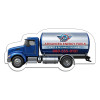 3.12 x 1.45 Customized Gas Truck Shaped Indoor Magnets 30 Mil