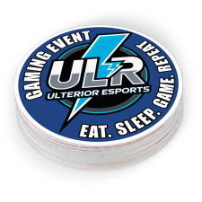 5 Inch Custom Circle Full Color Indoor Permanent Paper Stickers