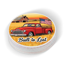 5 Inch Customized Circle Full Color Outdoor Removable Vinyl Stickers