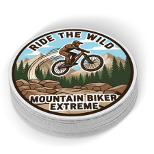6 Inch  Customized Circle Full Color Outdoor Removable Vinyl Stickers