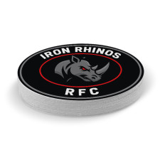 4x3 Inch Customized Oval Full Color Outdoor Removable Vinyl Stickers