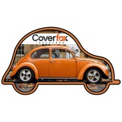 2x3.5 Custom Printed Car Shaped Car Insurance Magnets 20 Mil Square Corners
