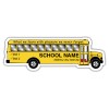 5.25x1.75 Custom Magnets School Bus Shape 20 Mil