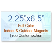 2.25x6.5 Square or Round Edge Magnets