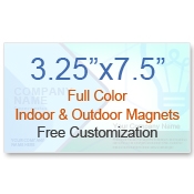 3.25x7.5 Square or Round Edge Magnets