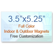 3.5x5.25 Square or Round Edge Magnets