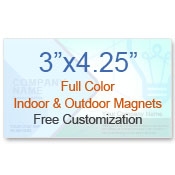 3x4.25 Square or Round Edge Magnets