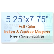 5.25x7.75 Square or Round Edge Magnets
