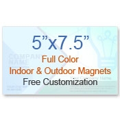 5x7.5 Square or Round Edge Magnets