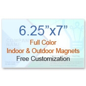 6.25x7 Square or Round Edge Magnets