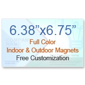 6.38x6.75 Square or Round Edge Magnets