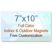 7x10 Square or Round Edge Magnets