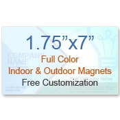 1.75x7 Square or Round Edge Magnets