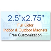 2.5x2.75 Square and Round Edge Magnets