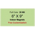 6x9 Custom Magnets 20 Mil Round Corners