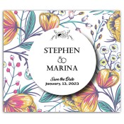 3.5x4 Custom Classic Wedding Save the Date Magnets 20 Mil
