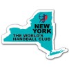 3.50x2.66 Custom New York Shaped Magnets 20 Mil