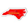 3.5x2.34 Custom North Carolina Shaped Magnets 20 Mil