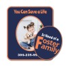 3x3.5 Custom Photo Frame Magnets 20 Mil Round Corners 
