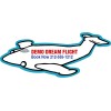 2.125x5.187 Custom Airplane Shaped Air Travel Magnets 20 Mil