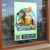 Custom 24"x36" Static Window Clings
