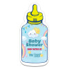 1.62x3.75 Custom Shape Baby Bottle Announcement Magnets 20 Mil 