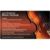 4x7 Custom Event Schedule Magnets 20 Mil Round Corners