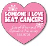 3.25x3 Custom Printed Awareness Big Heart Shaped Magnets 20 Mil