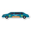1.25x4.25 Custom Printed Limousine Shape Magnets 20 Mil