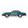 1.37x4 Custom Printed Car Shaped Magnets 20 Mil
