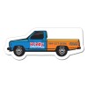 1.43x3.56 Custom Printed Truck Shaped Magnets 20 Mil