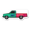 1.43x3.56 Custom Printed Truck Shaped Magnets 20 Mil
