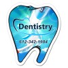 1.68x2 Personalized Tooth Shaped Magnets 20 Mil