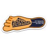 1.81x4.43 Custom Printed Foot Shaped Magnets 20 Mil