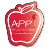 1.87x2.12 Custom Small Apple Shape Magnets 20 Mil