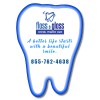 2.5x3.5 Custom Tooth Shaped Magnets 20 Mil