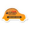 2x3.5 Personalized Car Shaped Magnets 20 Mil