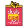 2x2.87 Custom Printed Gift Shaped Magnets 20 Mil