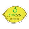 2x3 Custom Printed Lemon Shaped Magnets 20 Mil 