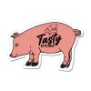 2x3 Custom Printed Pig Shaped Magnets 20 Mil