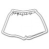 2x3.5 Personalized Shorts Shaped Magnets 20 Mil