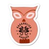 2.12x2.81 Custom Printed Owl Shaped Magnets 20 Mil 
