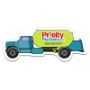 2.12x6 Custom Printed Truck Shaped Magnets 20 Mil 