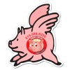 2.25x2.62 Custom Printed Pig Shaped Magnets 20 Mil