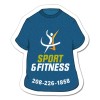 2.37x2.75 Custom Printed Shirt Shaped Magnets 20 Mil